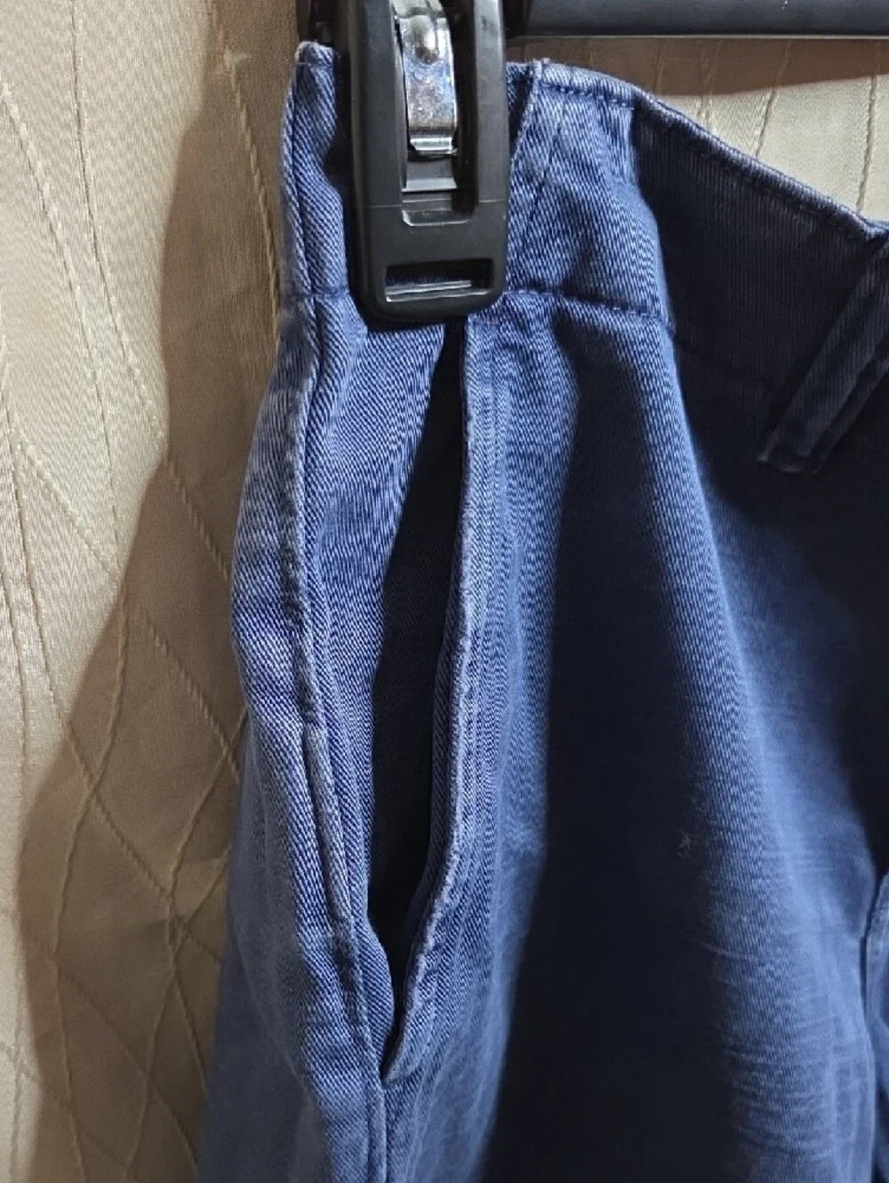 Polo by Ralph Lauren Indigo Flat-Front‎ Cotton Shorts
